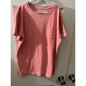 Vineyard Vines Women's Peach Pink Size Medium T-Shirt
